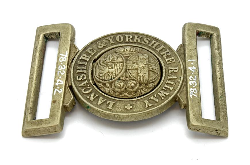 Police belt buckle, Lancashire & Yorkshire Railway