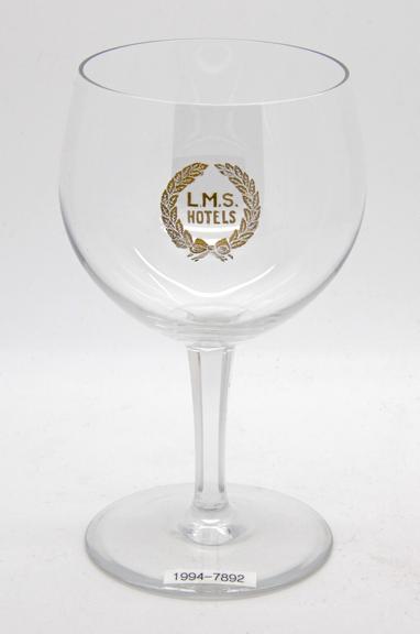 Wine glass, London Midland & Scottish Railway - Hotels