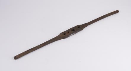 Wheelwright's four-hole tool-tap wrench