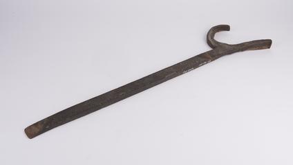 Wheelwright's Tyre dog (flat handle), or tyre lever
