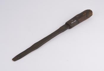 Blacksmith made screwdriver as used by a wheelwright