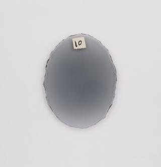 Oval smoke double convex spectacle lens