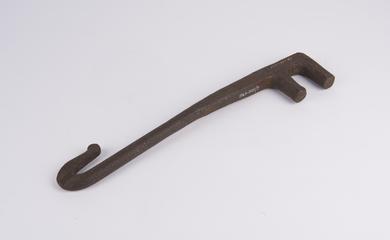 Bar bender ("hook wrench") used by a wheelwright.