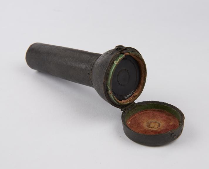 Hand microscope, cased, Dutch, circa 1800