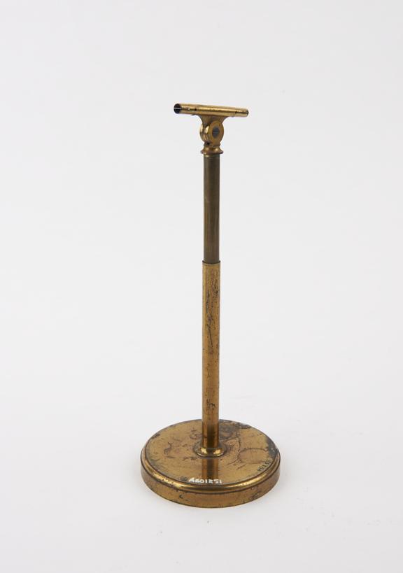 Stand for condenser lens, English, mid 19th century