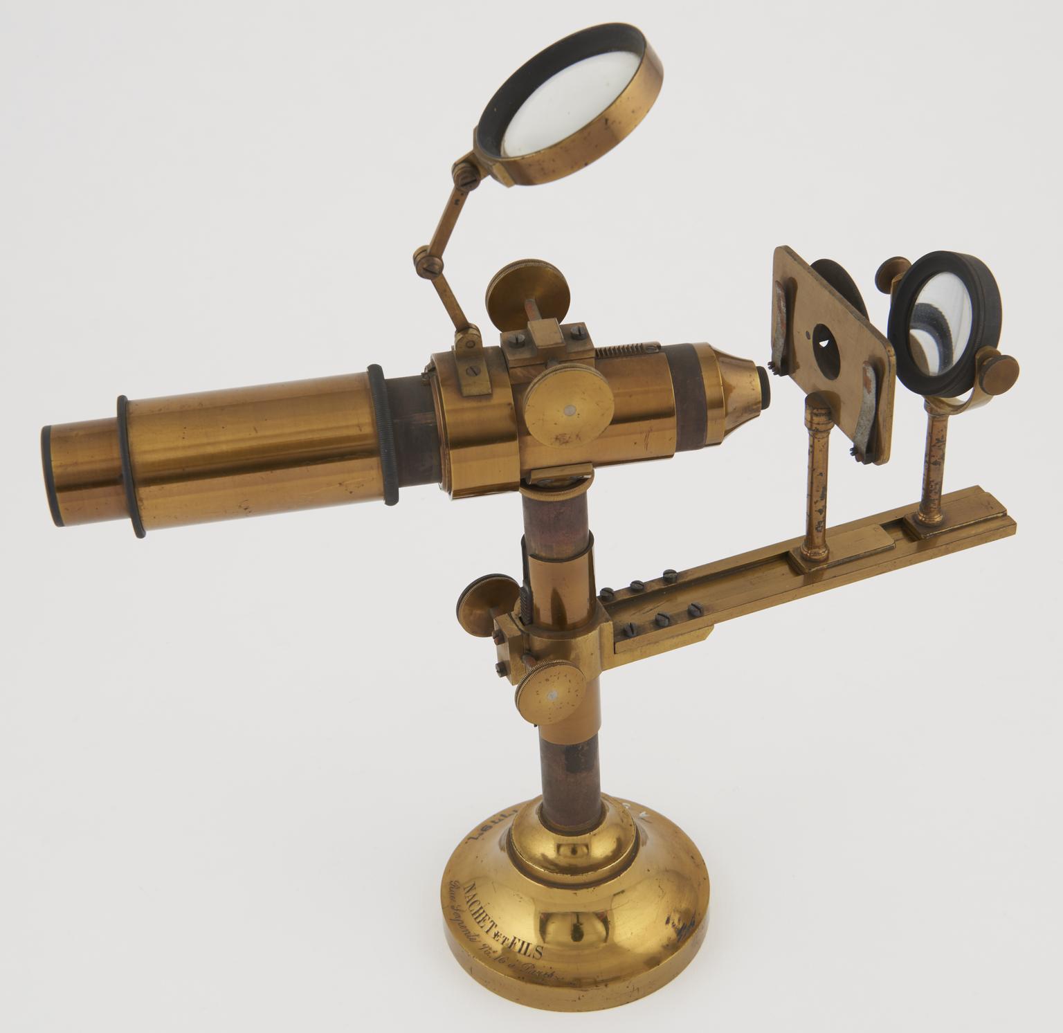 Horizontal Lab Microscope Horizontal microscope by Nachet and Son | Science Museum Group Collection