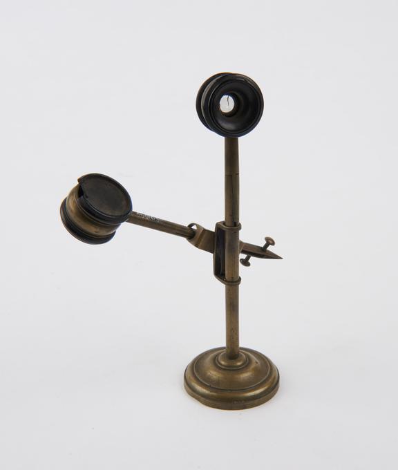 Simple monocular microscope, Dutch, 1750-1800