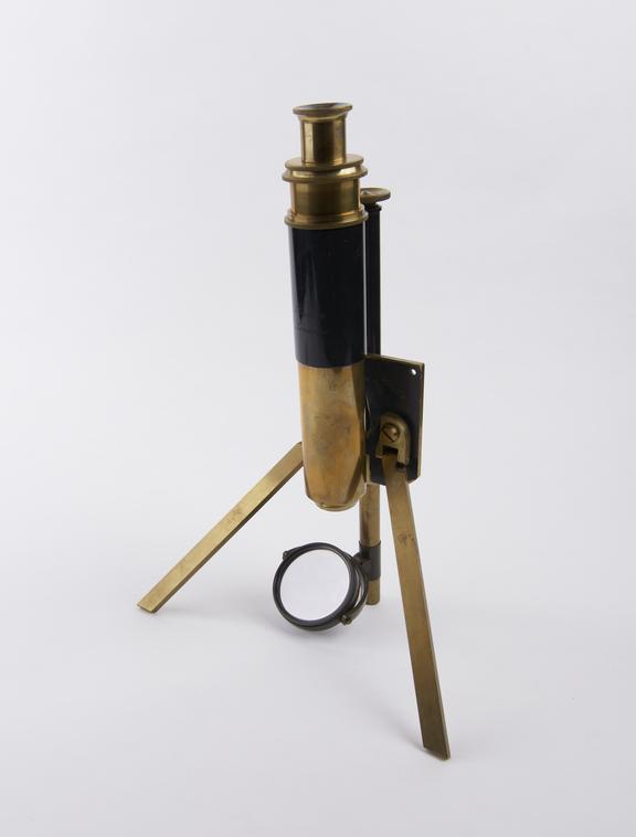 Portable microscope, by Bailey, English, 1876-1900