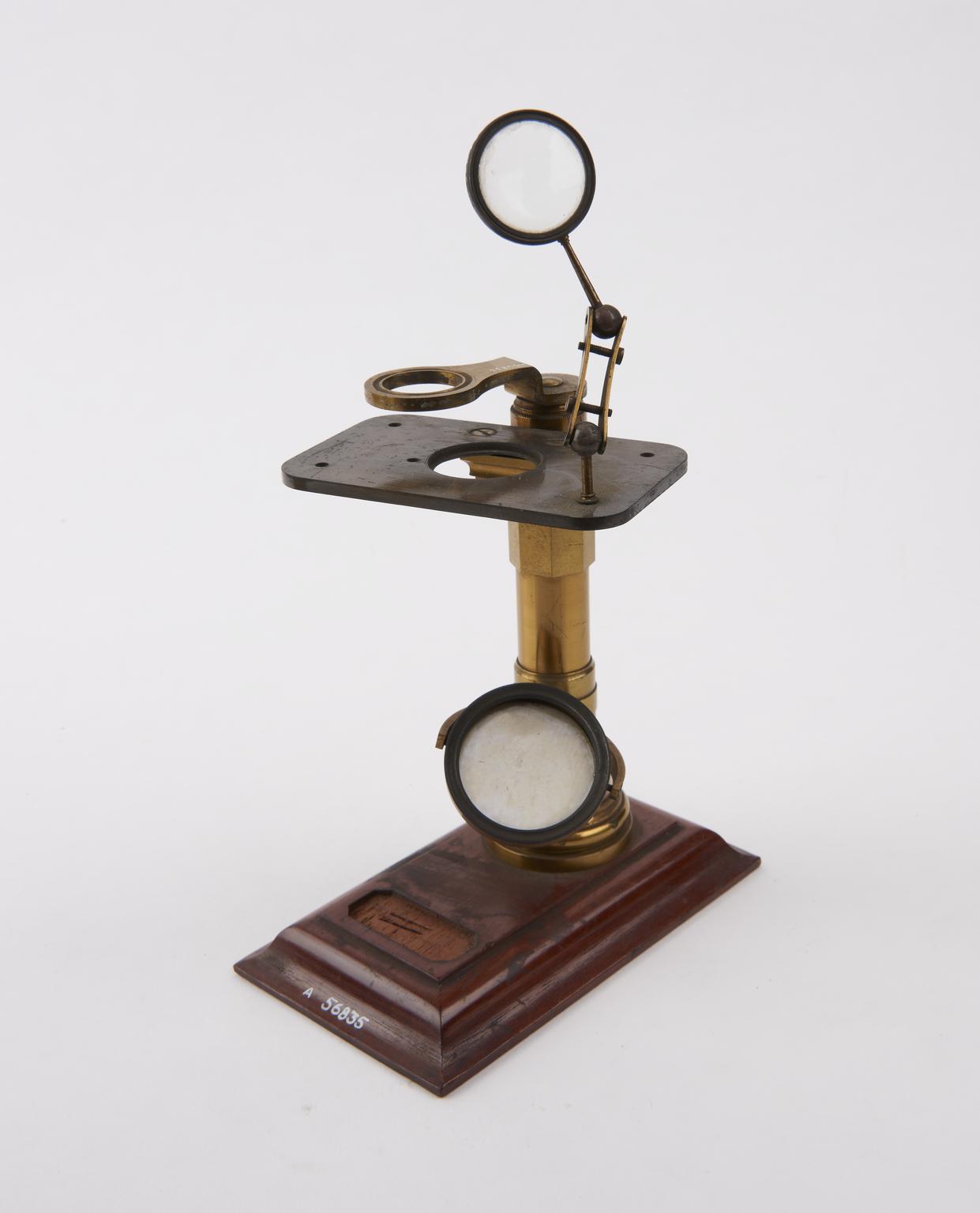 Simppe Microscope Simple microscope by Davis of Derby | Science Museum Group Collection