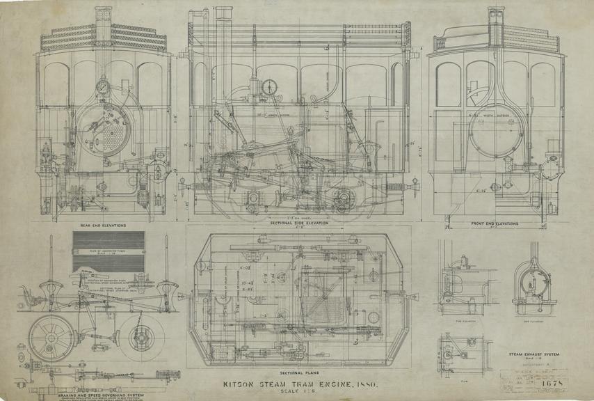 Kitson Steam Tram Engine 1880