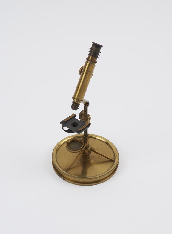 Portable microscope by Chevalier, one 3-power o.g