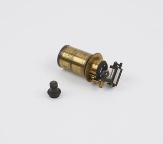 Early microscope by Charles Chevalier; component