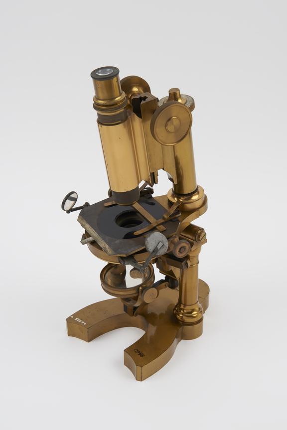 Large monocular microscope by Nachet and Son, 17 rue St