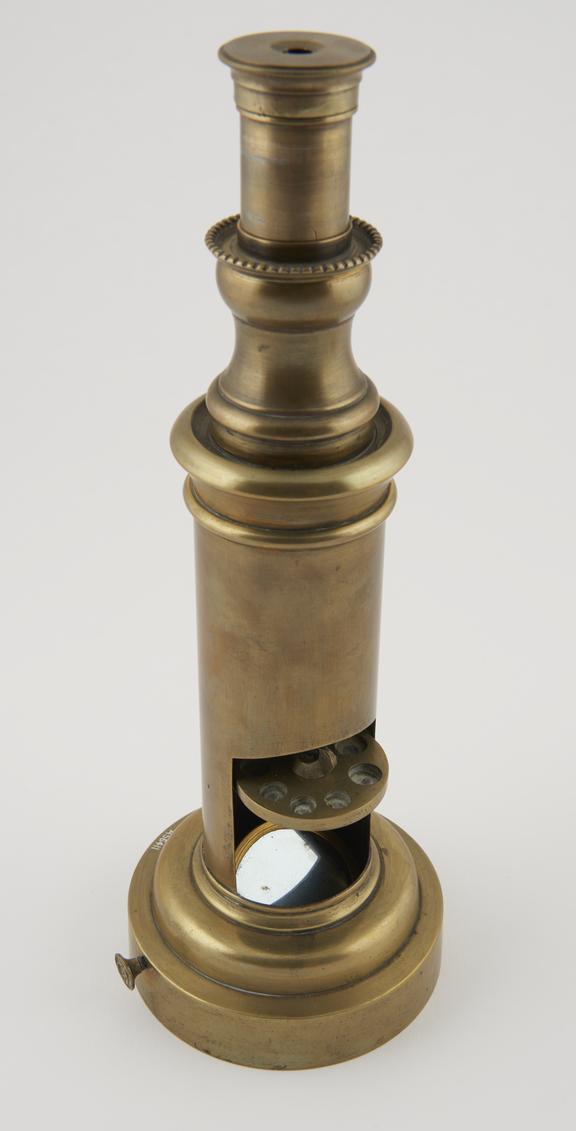 Drum microscope, patented by Asteare, French, 1801-1850