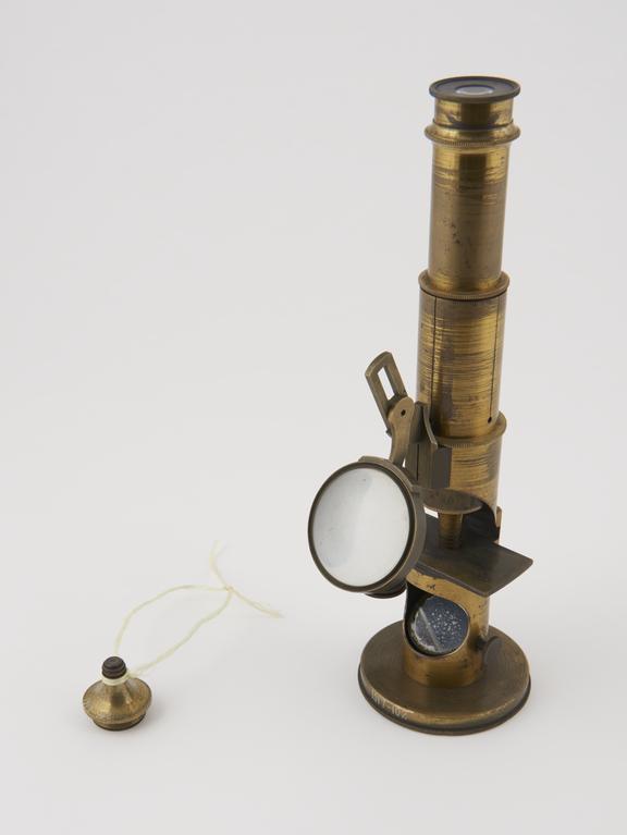 Microscope with two objectives