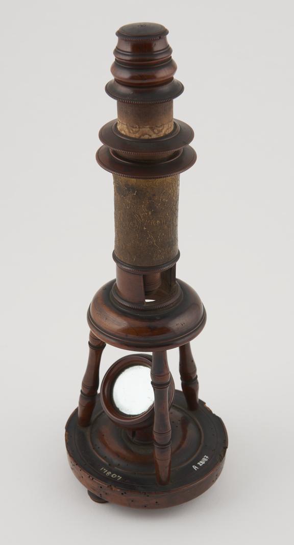 Nuremberg type compound microscope, circa 1800