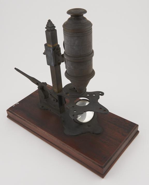 Model of Continental microscope having lever adjustment of