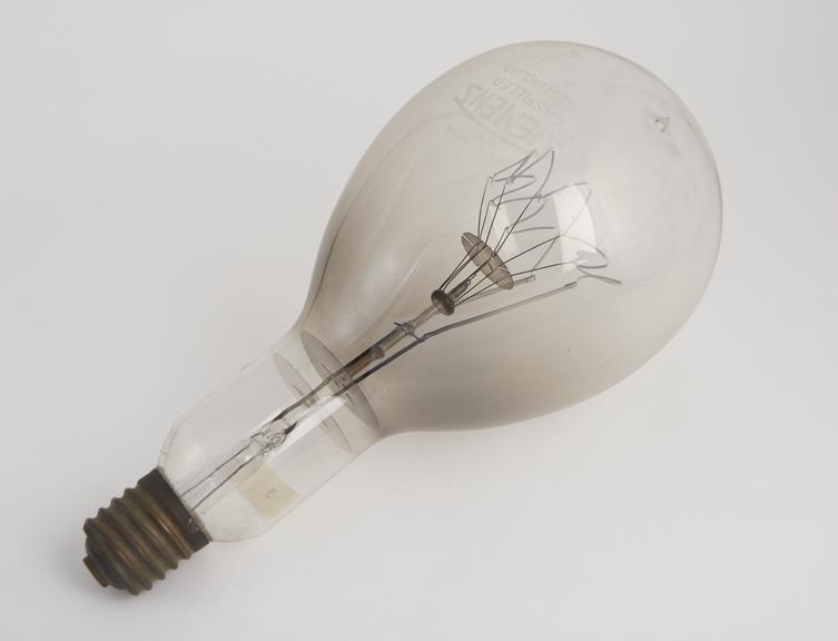 Siemens tungsten filament lamp, Ges, 230V, 1500W, pipped