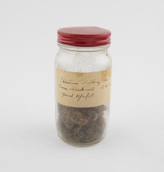 Jar: Christmas pudding, ex Crosse & Blackwell, 1900