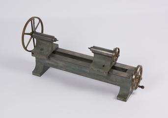 Whitworth measuring machine in glass case