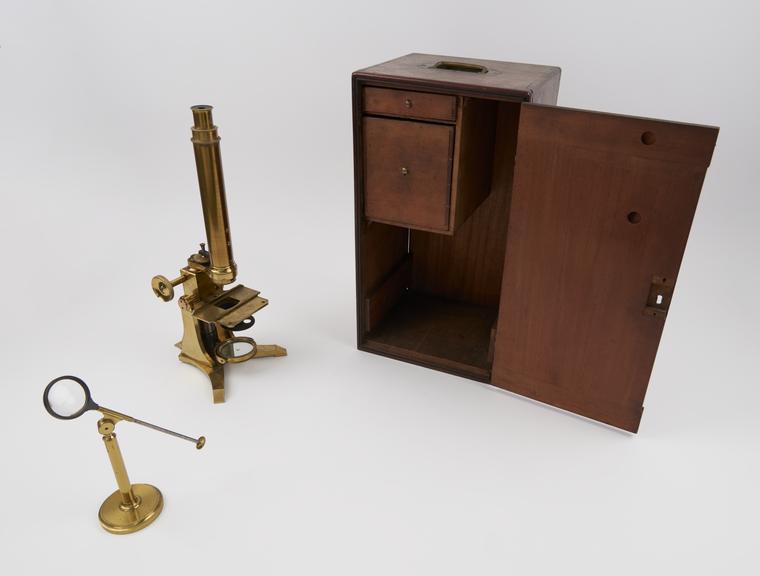 Swift microscope, (period 1864-70), engraved J
