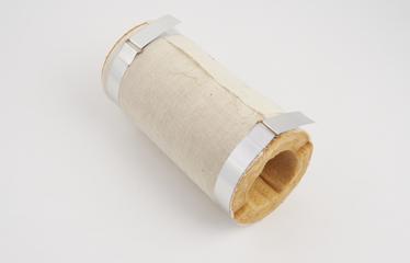 Sample of glass fibre pipe wrap