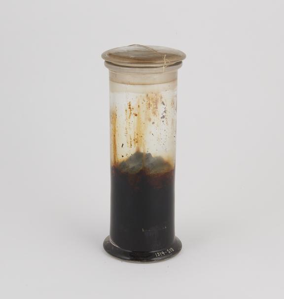 Specimen illustrating the Shale Oil Industry: Crude paraffin