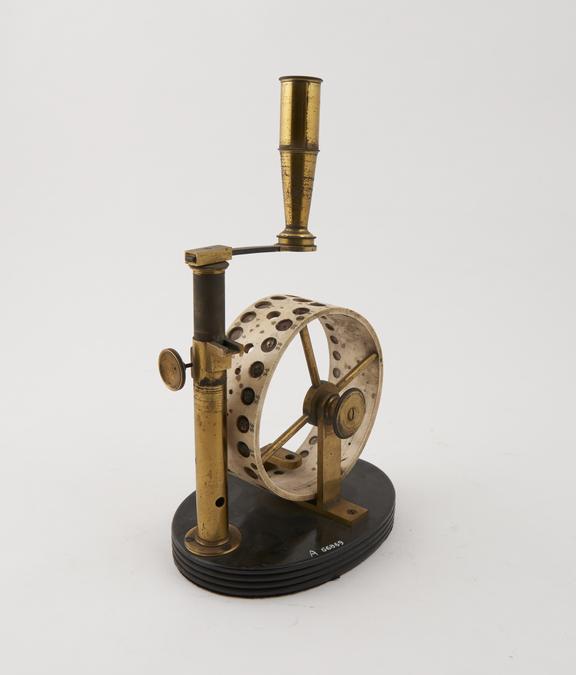 Museum microscope (after T