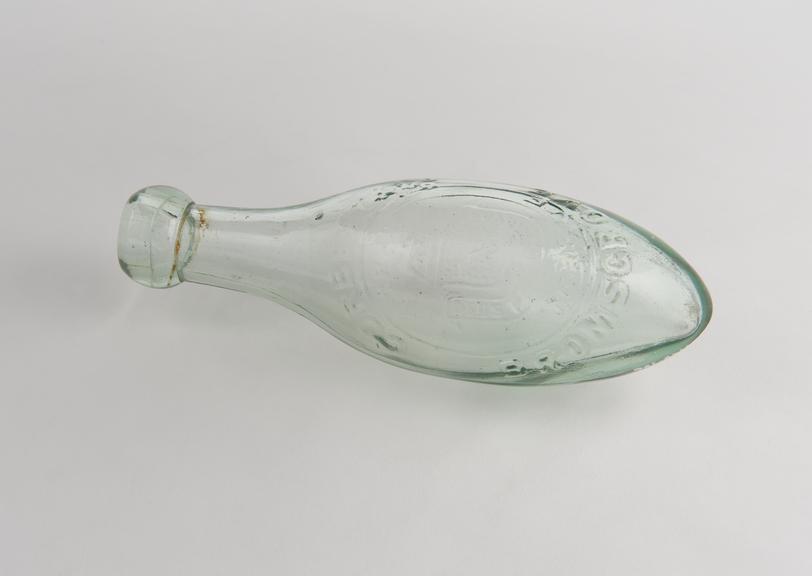 Egg-shaped mineral bottle, 19th century