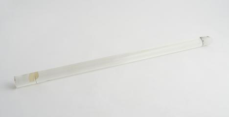 Fragment of glass tubing, 1968