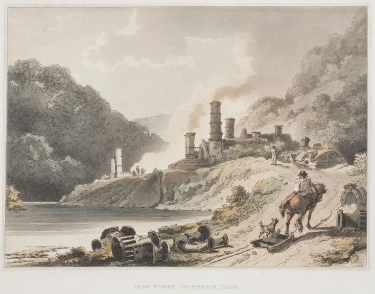 Print. Iron Works, Colebrook Dale