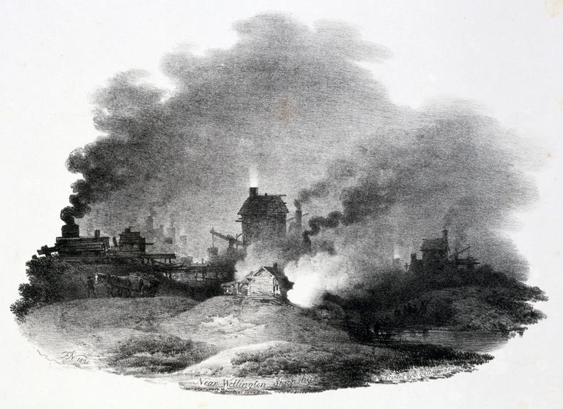 Lithograph: Near Wellington, Shropshire