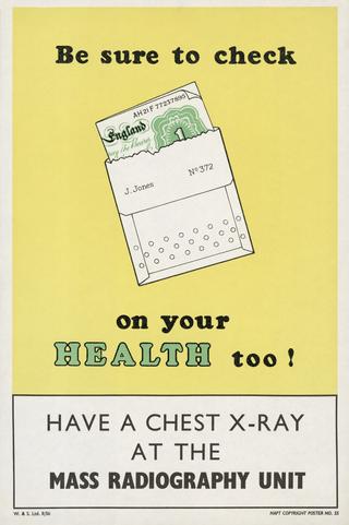 Poster promoting mass X-ray screening