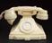 Telephone 1/232CB S55/2, ivory, introduced 1934. Front view