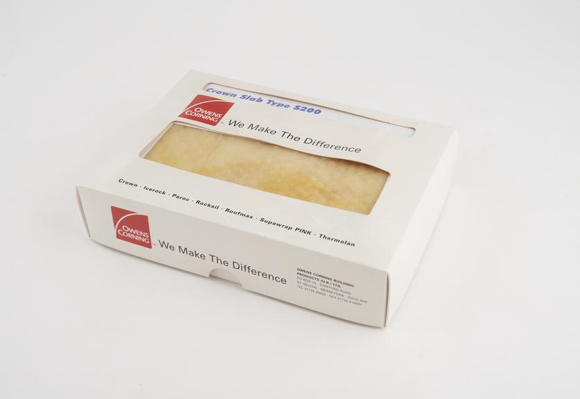 Crown Slab type S200 glass fibre insulation