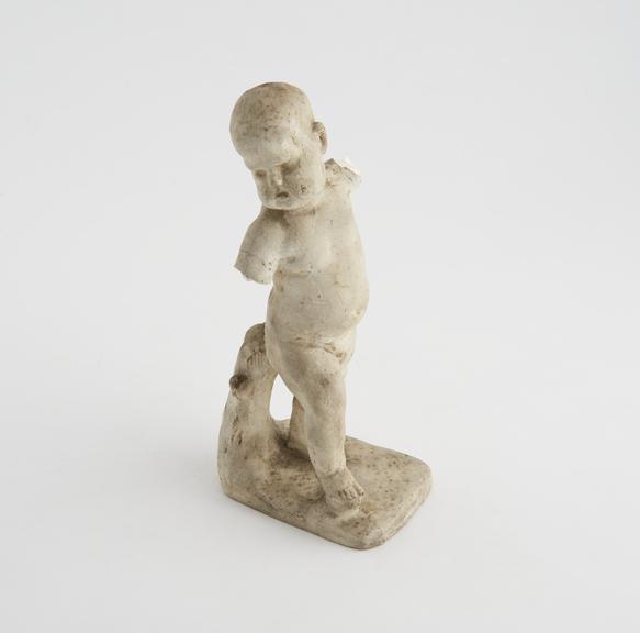 1 Plaster statuette, boy nude