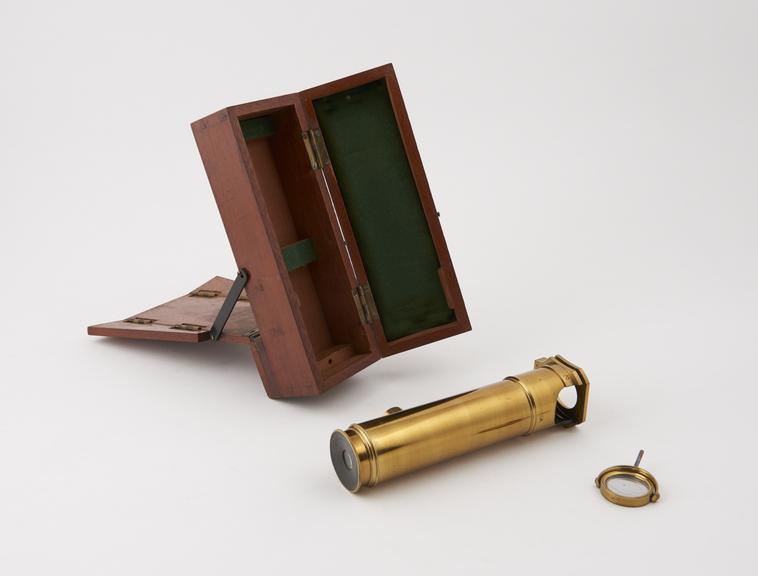 Demonstration microscope, in case, English, circa 1870