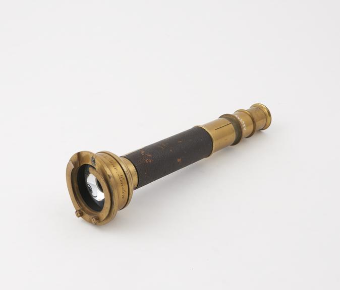 Demonstration microscope by James How, English, mid 19th century