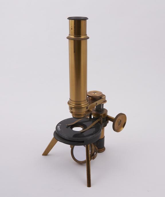 Student microscope of continental manufacture