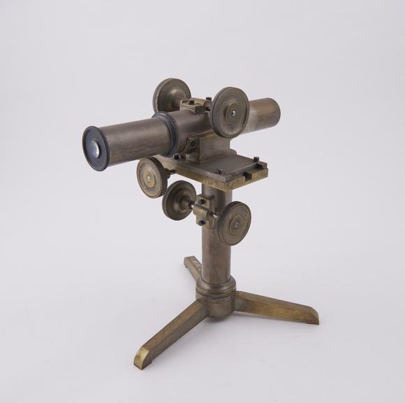 Student horizontal microscope by Klonne and Muller, German