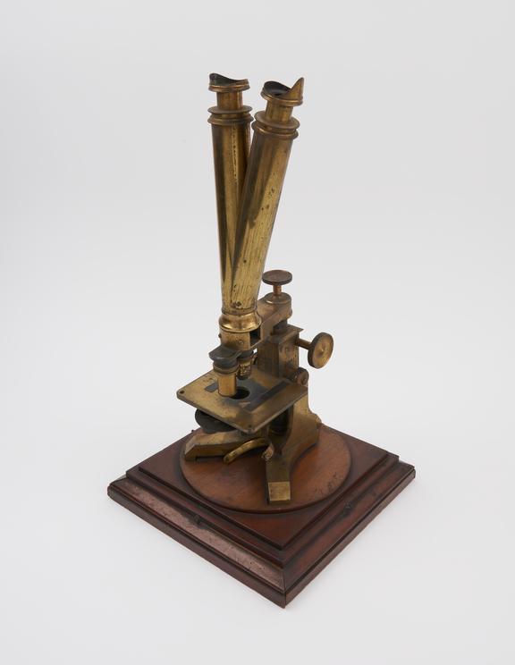 Harley binocular microscope by Charles Collins