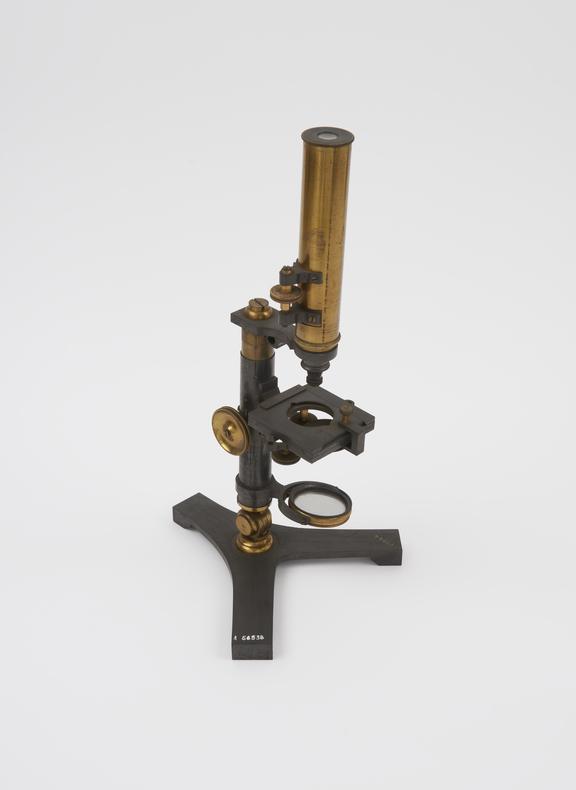 Compound monocular microscope, by Carpenter & Westley