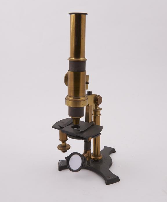 Student microscope, French, 1850-1900