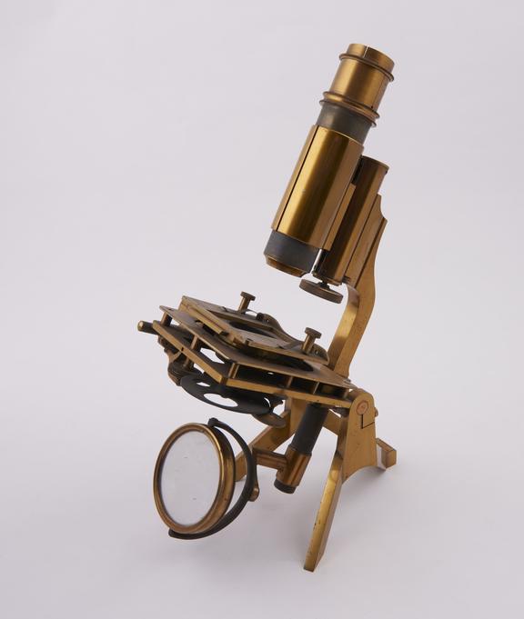 Stand for student microscope, by D.J