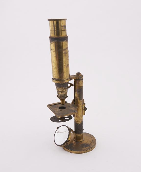 French student microscope mid 19th century