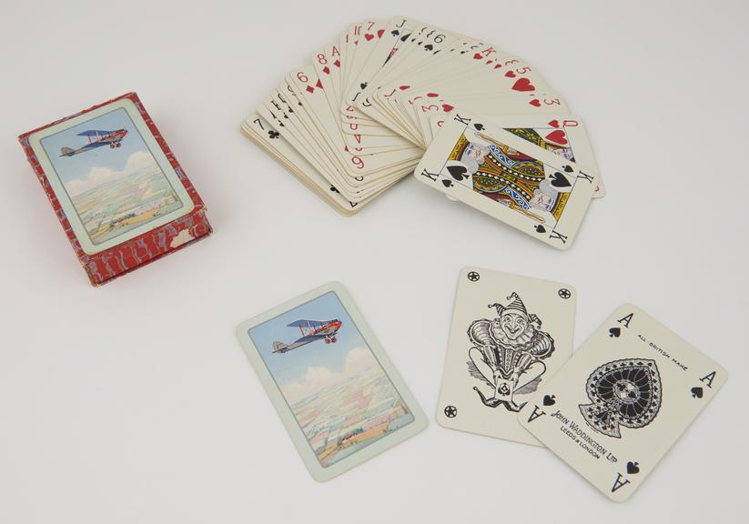 One set of playing cards.   Waddingtons