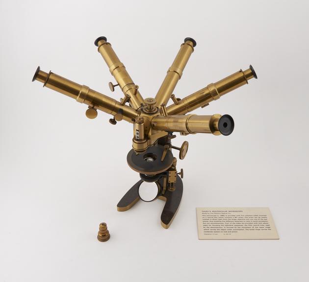 Theury's five-body microscope, made by the Geneva Optical Co