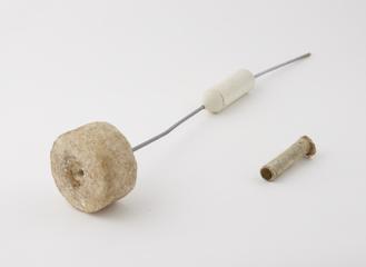 Counterweighted probe with polystyrene head from wetness recorder, Mark 3A