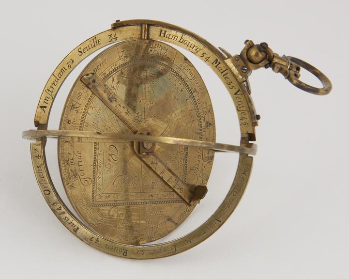 Astronomical circles, or armillary astrolabe by Pierre Sevin