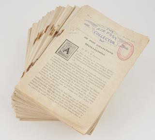 Collection of stamps cards and covers illustrating the development of international air post 1870-1950